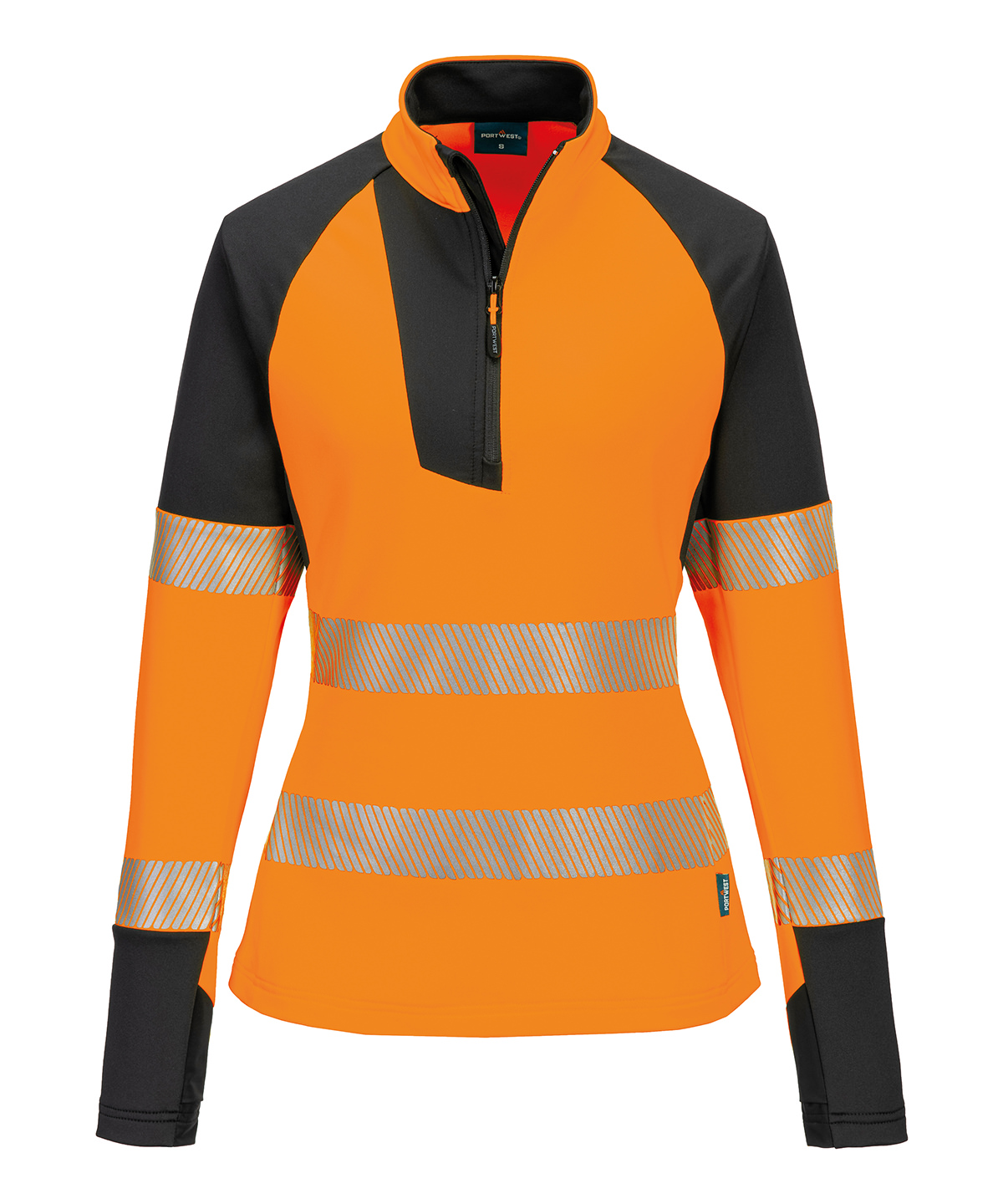 Women's PW3 Hi-Vis ¼-Zip Sweatshirt (T173) - Image 2