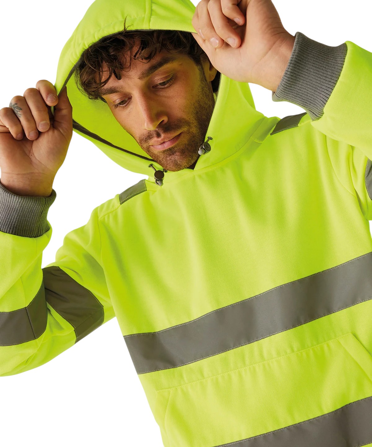 Hi-Vis Pro Contract Hoodie - Image 2