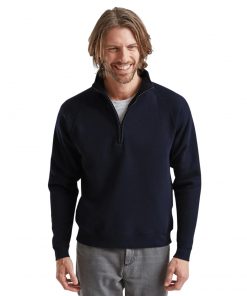 Alternative view of Premium 70/30 Zip-Neck Sweatshirt