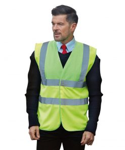 Alternative view of Yoko Hi-Vis 2 Band And Braces Vest (HVW100)