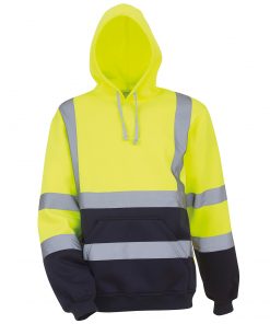 Alternative view of Yoko Hi-Vis Pull-Over Hoodie (HVK05)