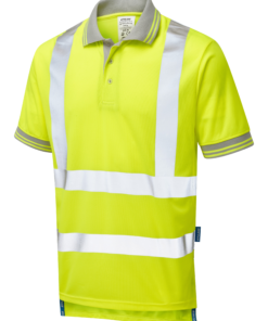 PULSAR® Short Sleeve Polo Shirt Yellow - Recycled Content