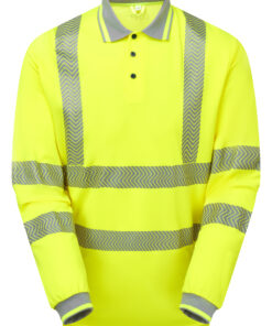 Alternative view of PULSAR® Long Sleeve Polo Shirt - Bamboo Content