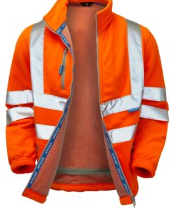 PULSAR® Interactive Polar Fleece Jacket Orange Recycled Content