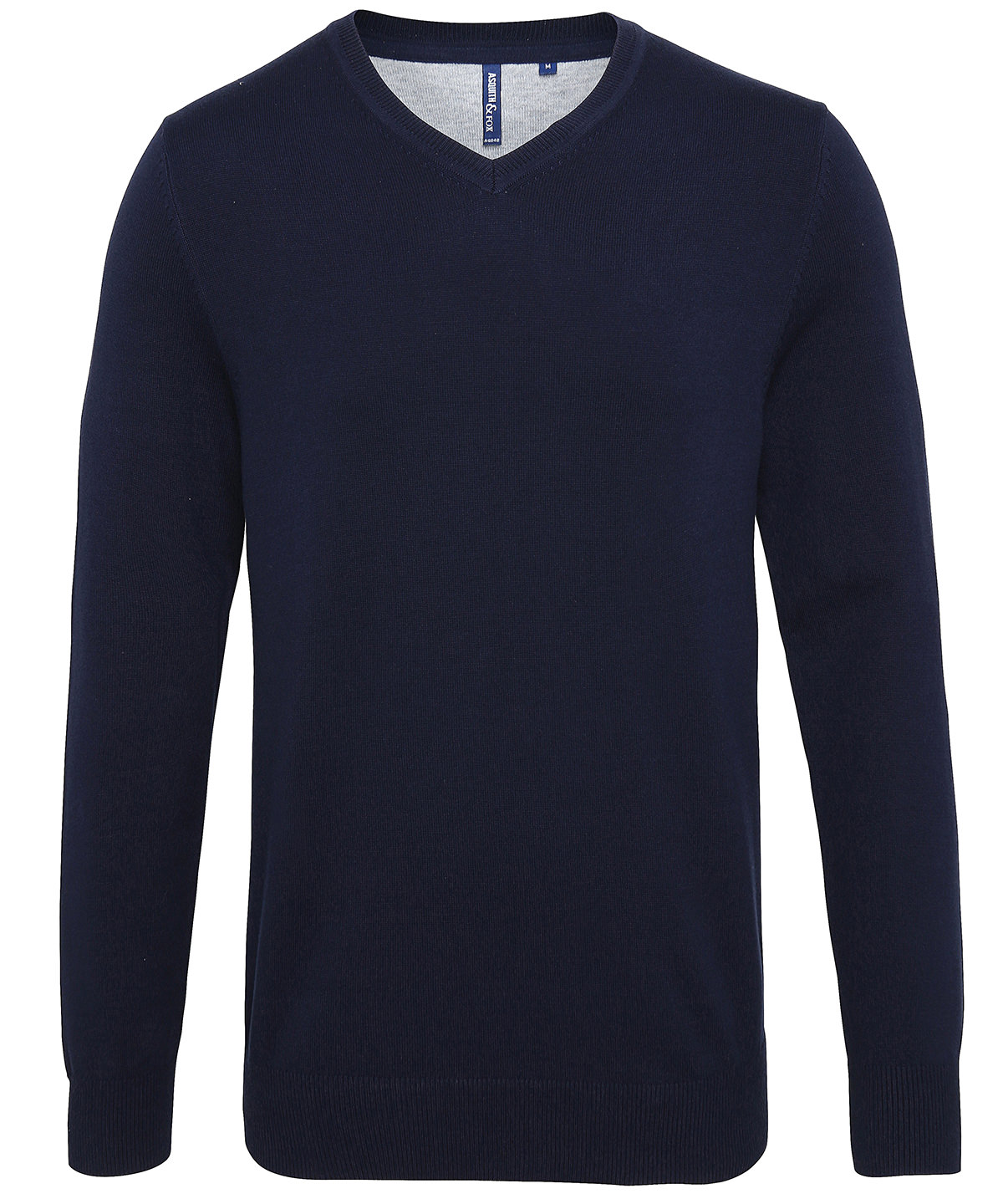 Men's Cotton Blend V-Neck Sweater - Image 4