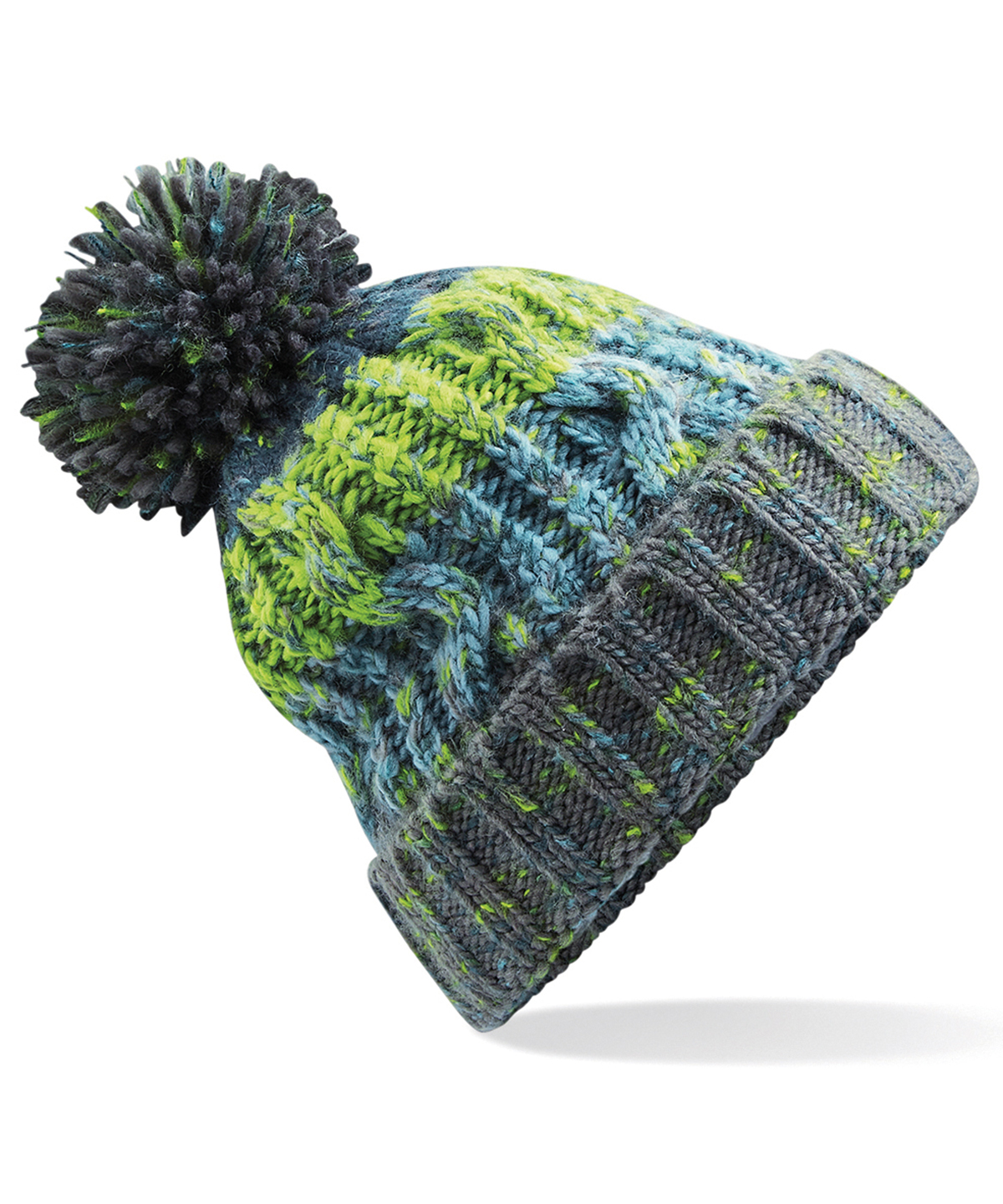 Corkscrew Pom Pom Beanie - Image 9