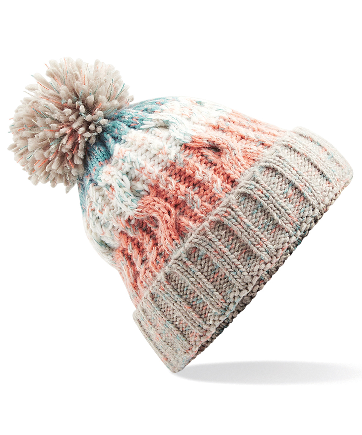 Corkscrew Pom Pom Beanie - Image 13
