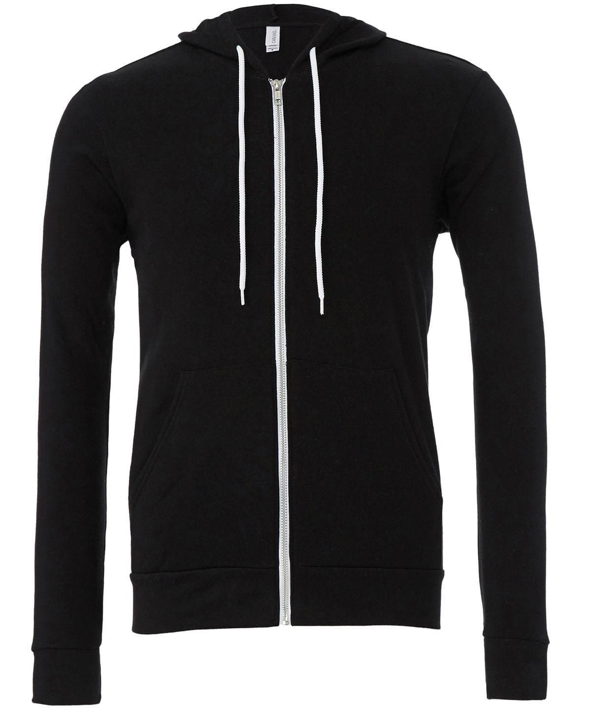 Unisex Polycotton Fleece Full-Zip Hoodie - Image 2