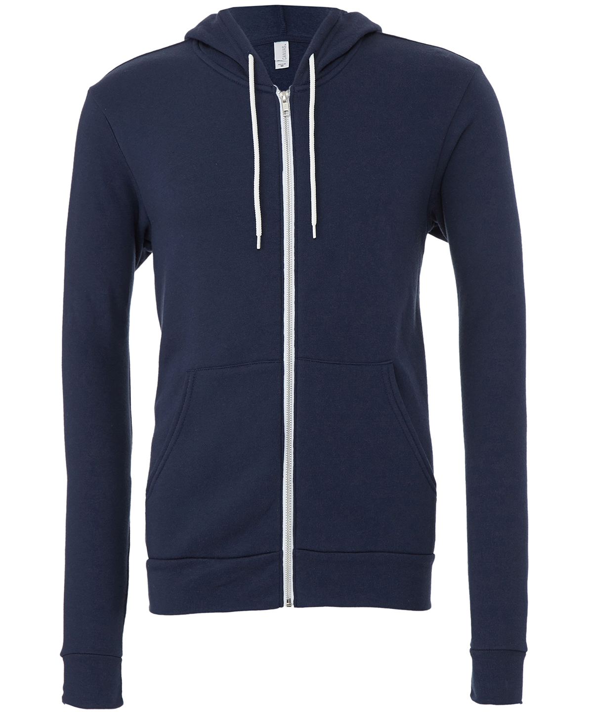 Unisex Polycotton Fleece Full-Zip Hoodie - Image 3