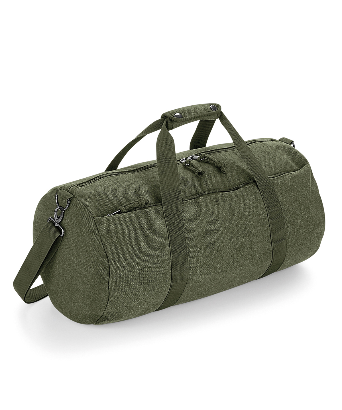 Vintage Canvas Barrel Bag - Image 3