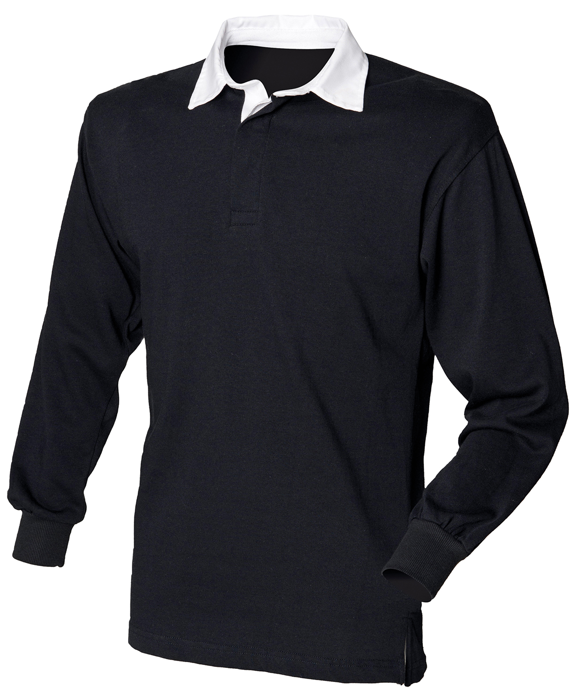 Long Sleeve Plain Rugby Shirt - Image 3