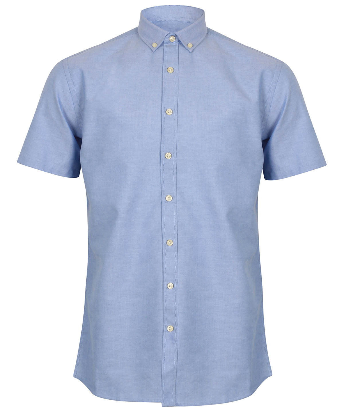 Modern Short Sleeve Oxford Shirt - Image 3