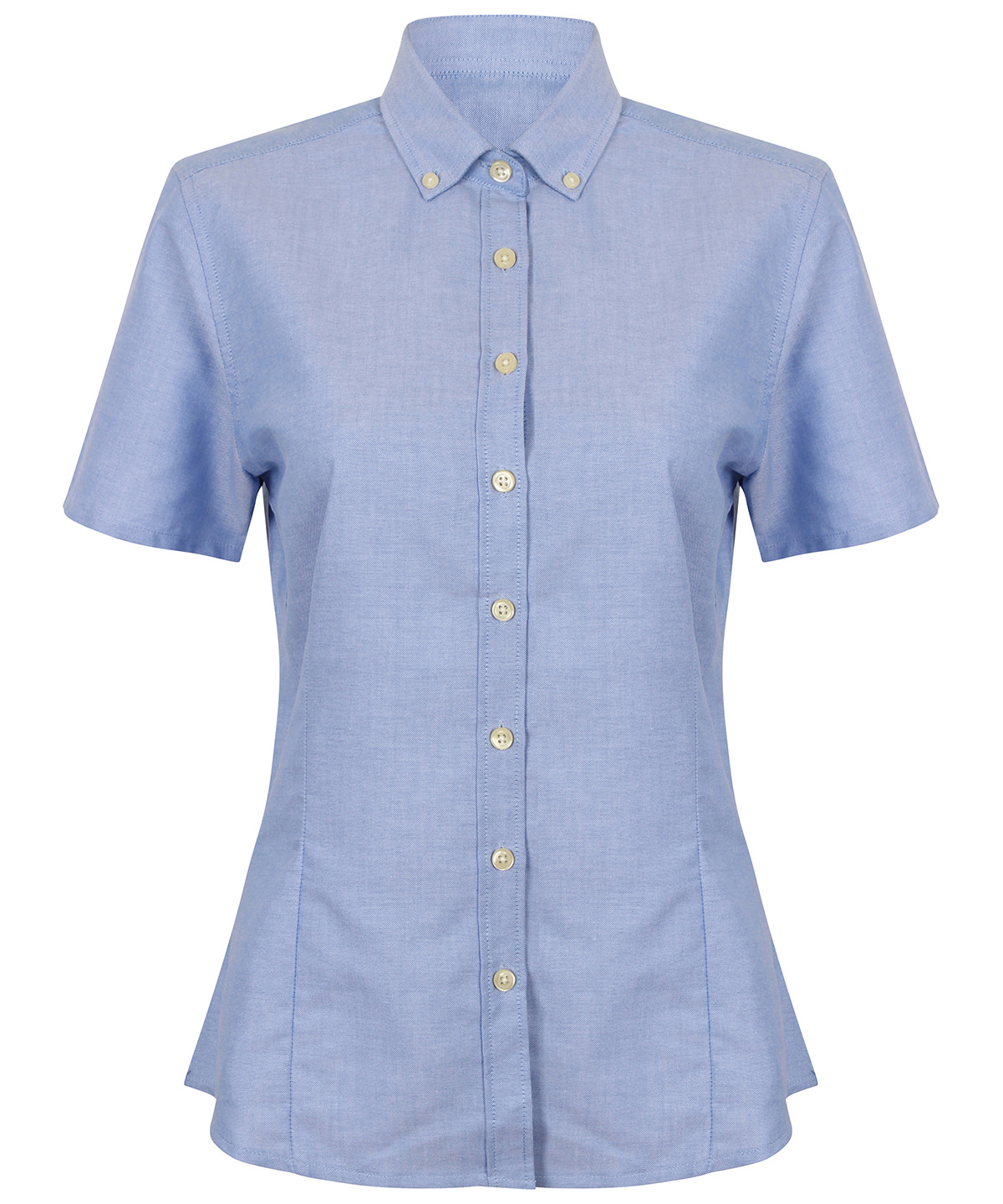 Women's Modern Short Sleeve Oxford Shirt - Image 2