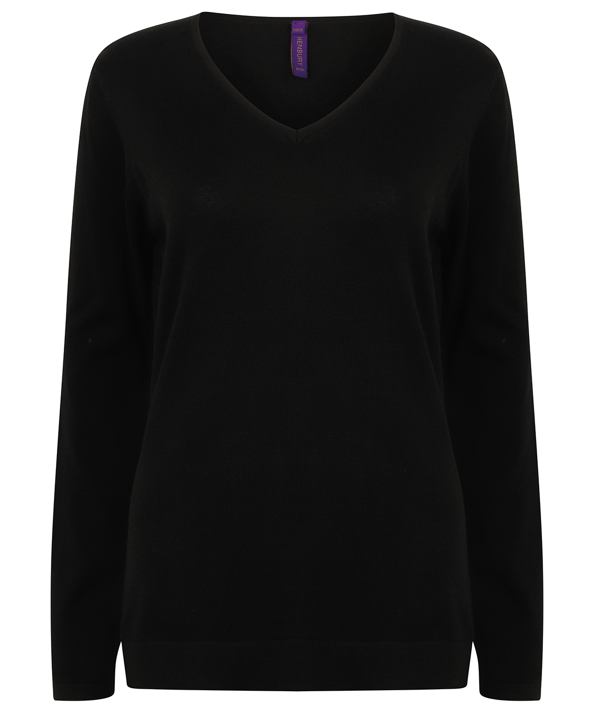 Women's 12 Gauge V-Neck Jumper - Image 2