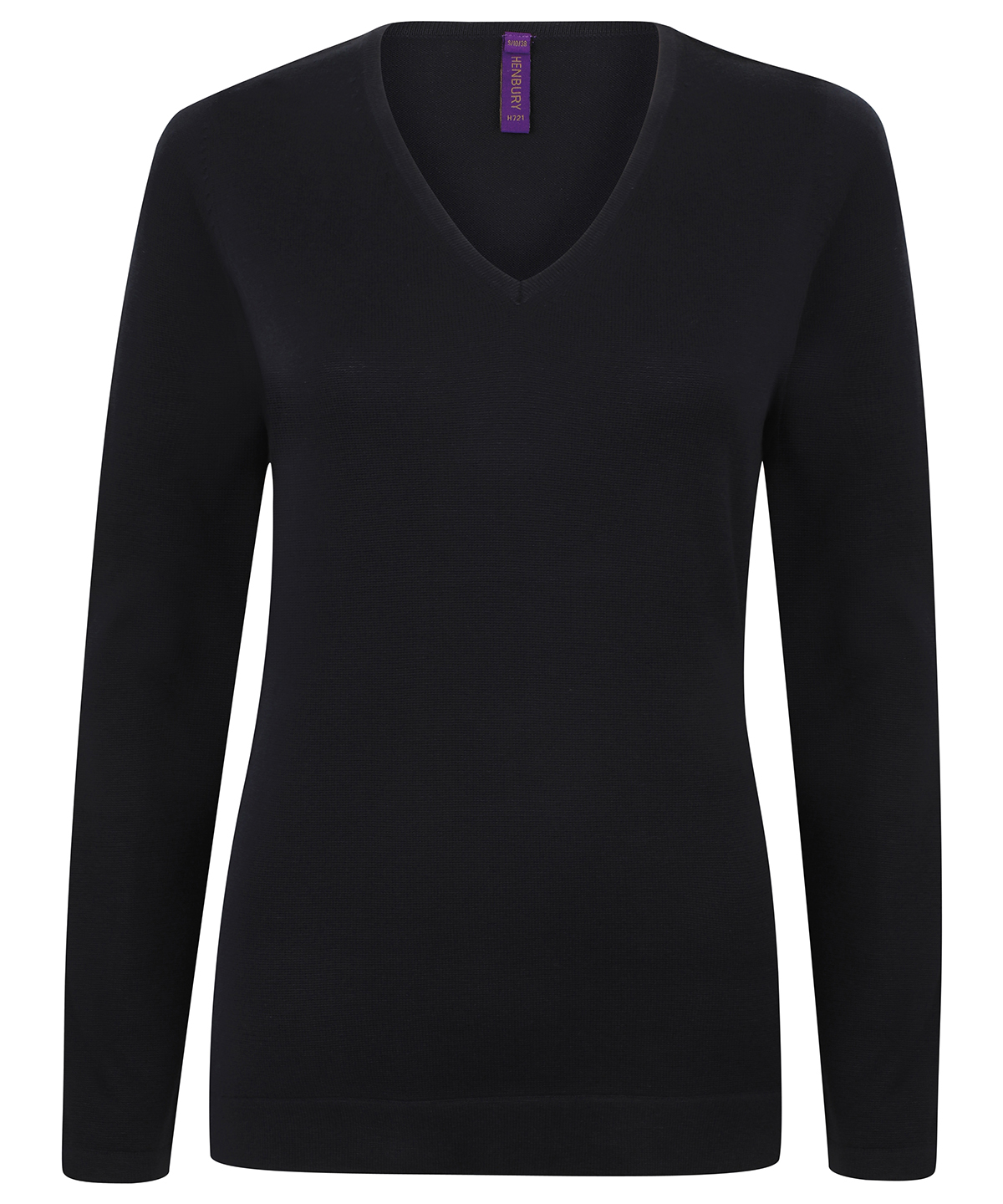 Women's 12 Gauge V-Neck Jumper - Image 3