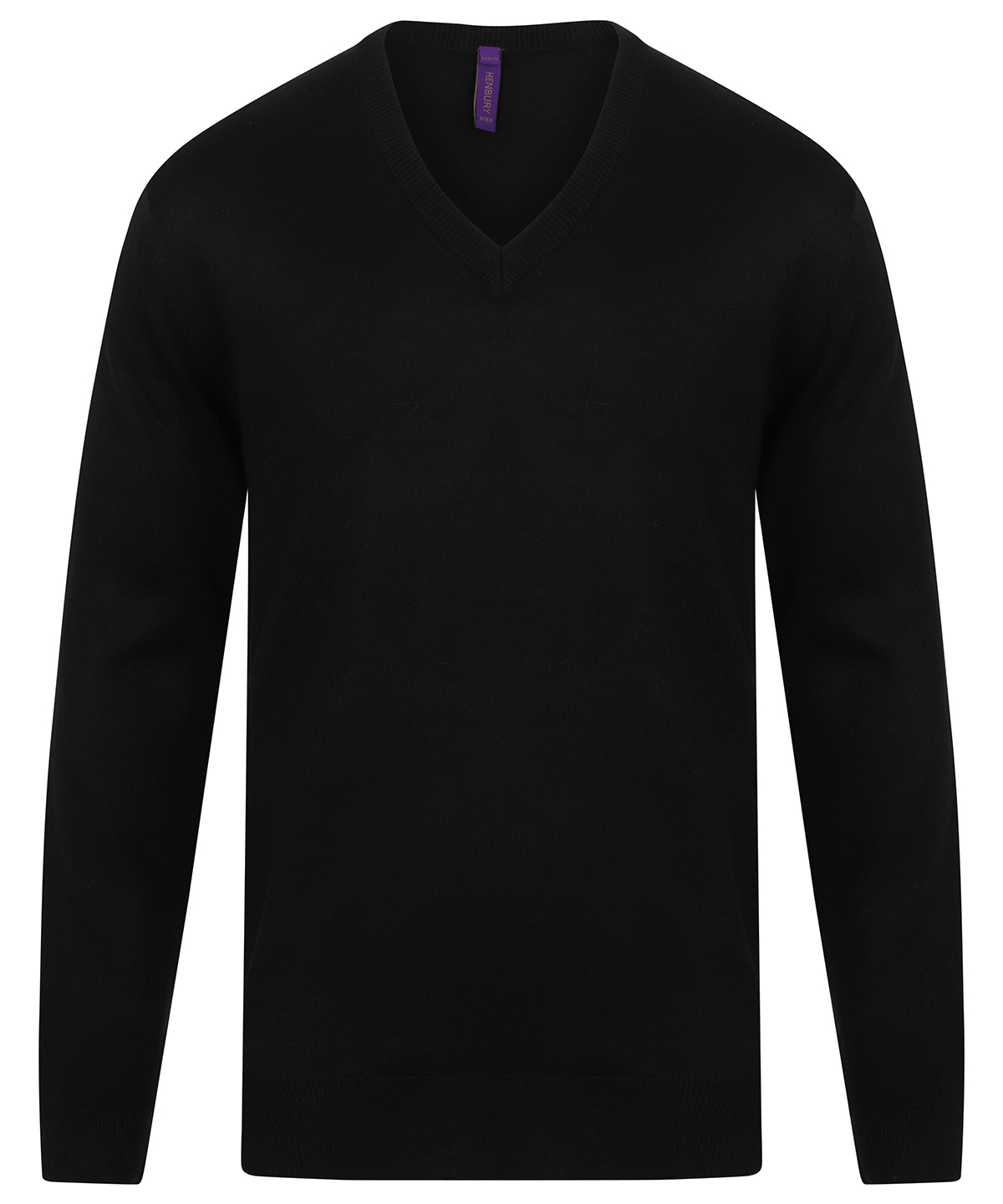 Cashmere Touch Acrylic V-Neck Jumper - Image 2