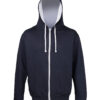 New French Navy/Heather Grey