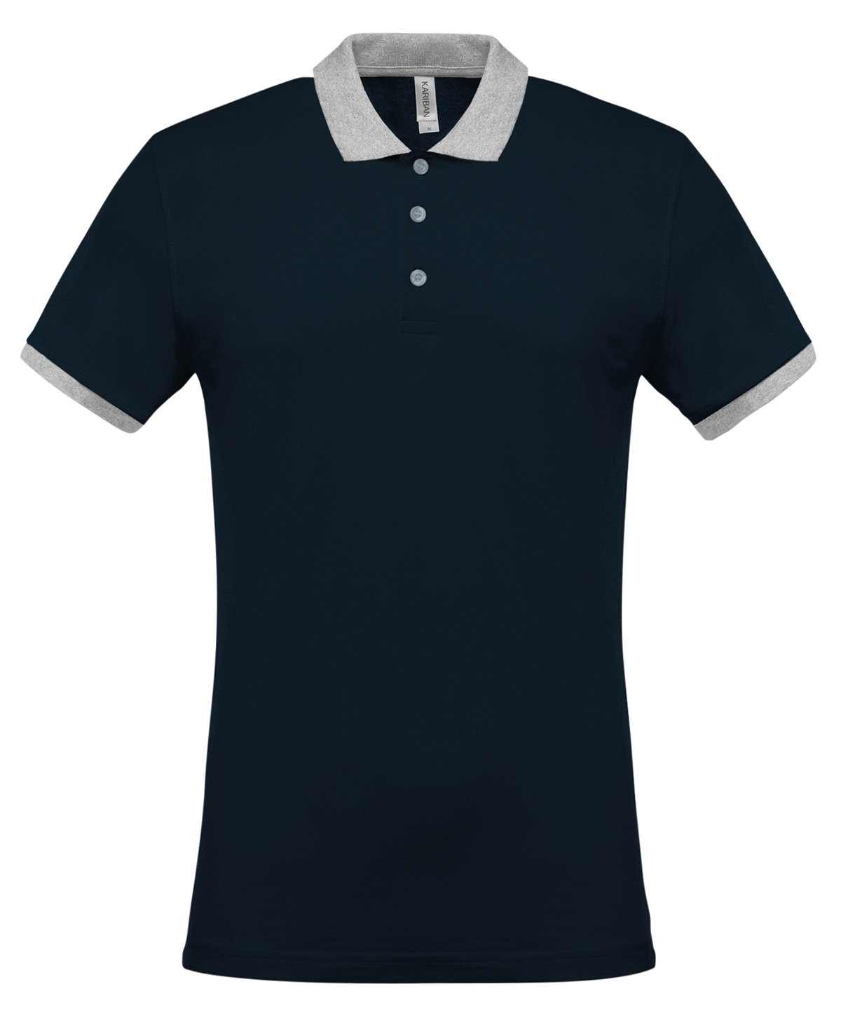 Two-Tone Piqué Polo Shirt - Image 3