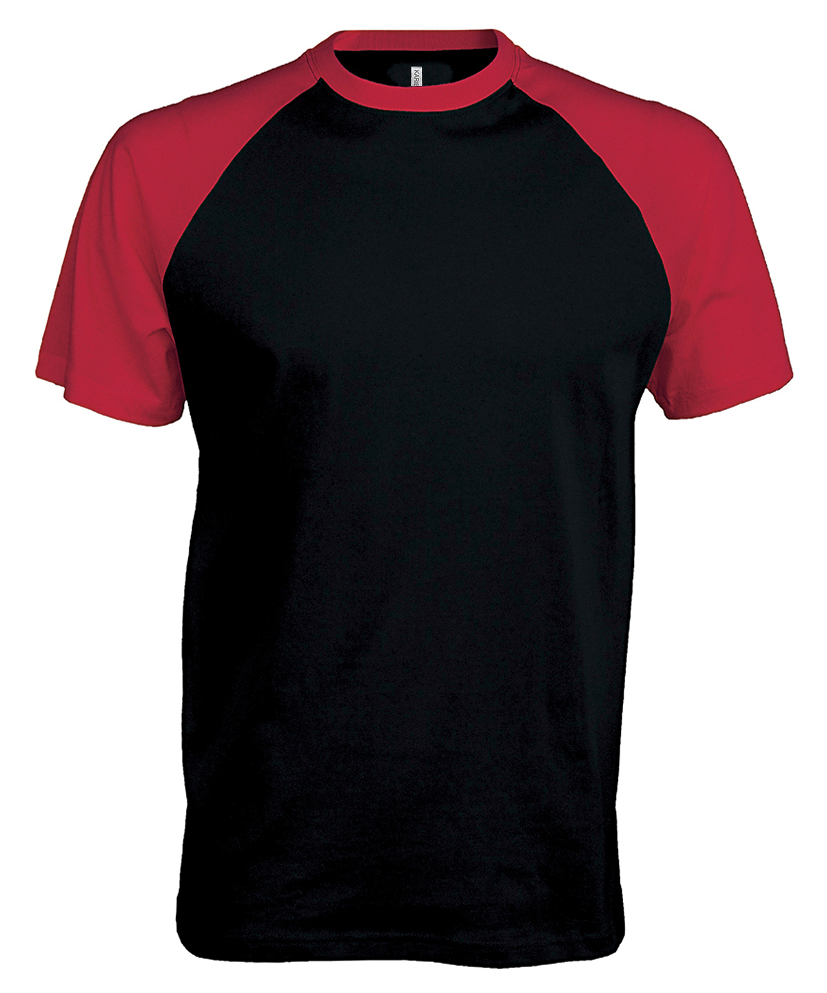 Baseball Short-Sleeved Two-Tone T-Shirt - Image 2