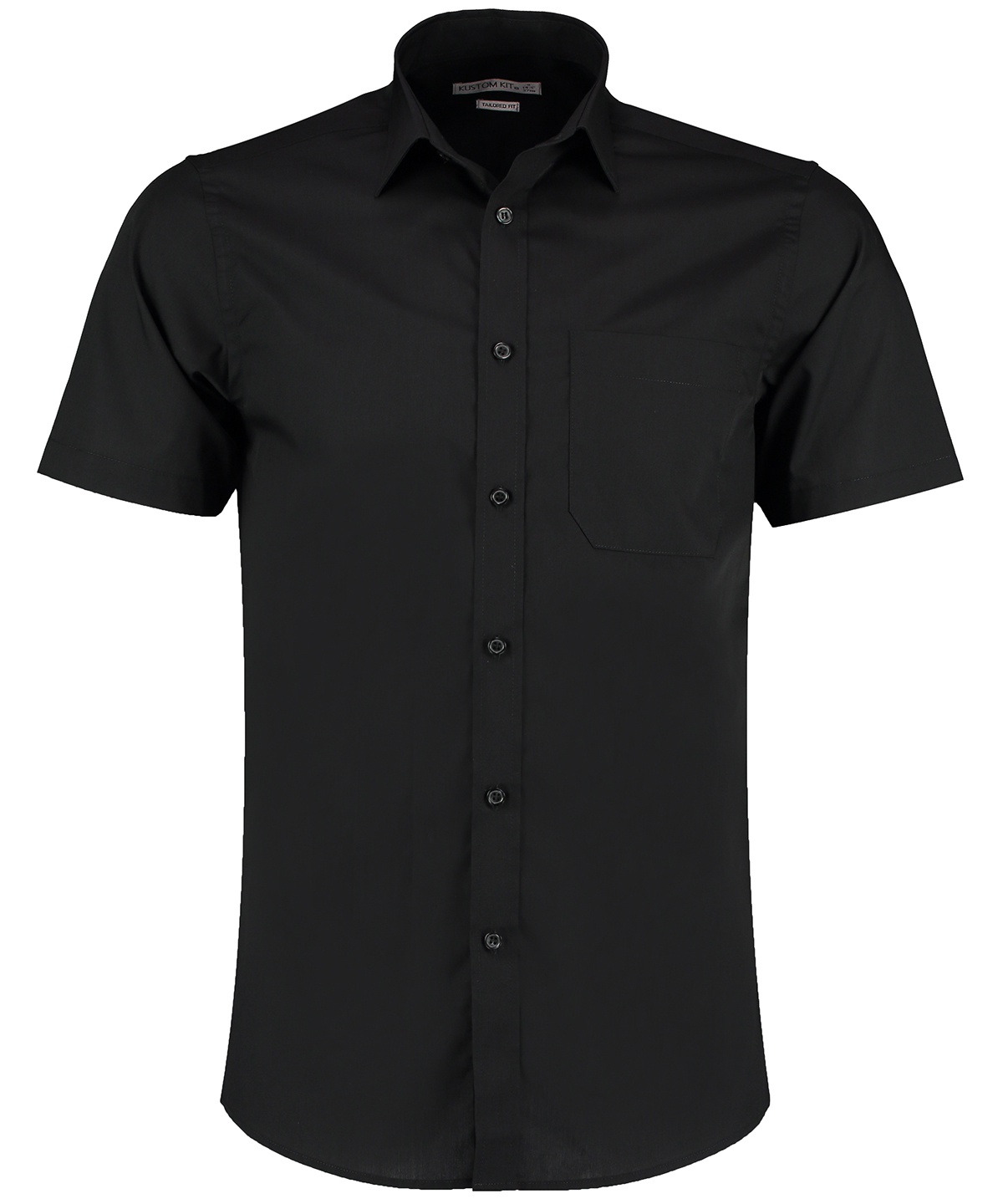 Poplin Shirt Short-Sleeved (Tailored Fit) - Image 2