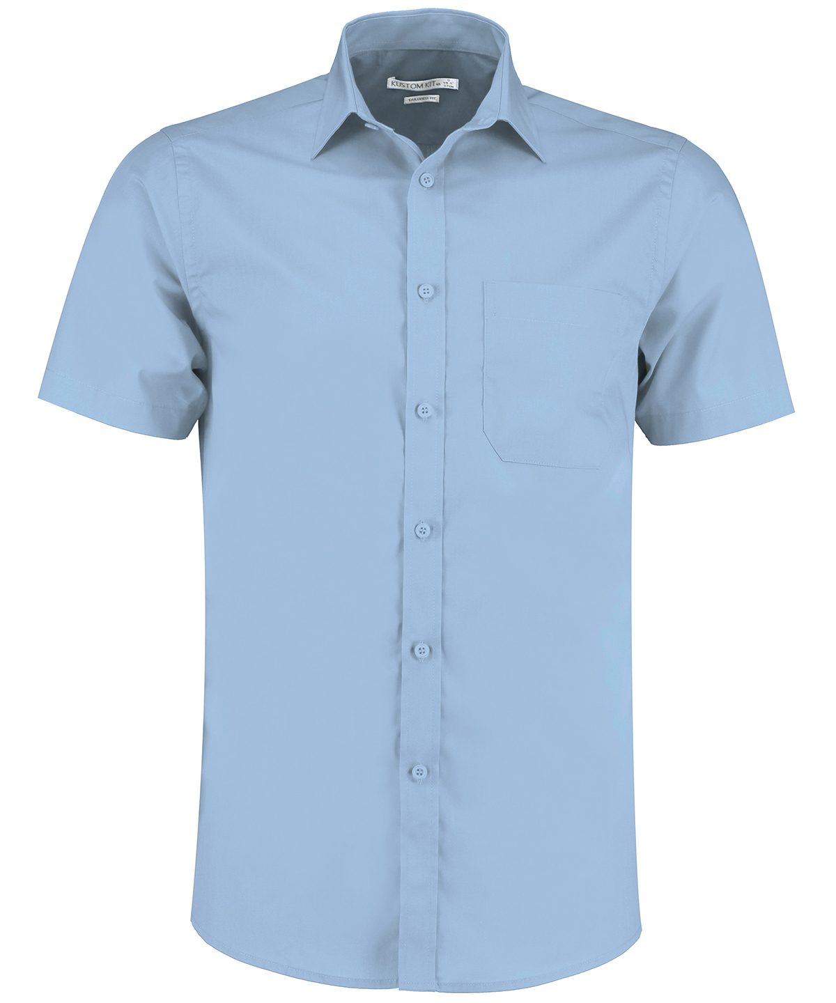 Poplin Shirt Short-Sleeved (Tailored Fit) - Image 3