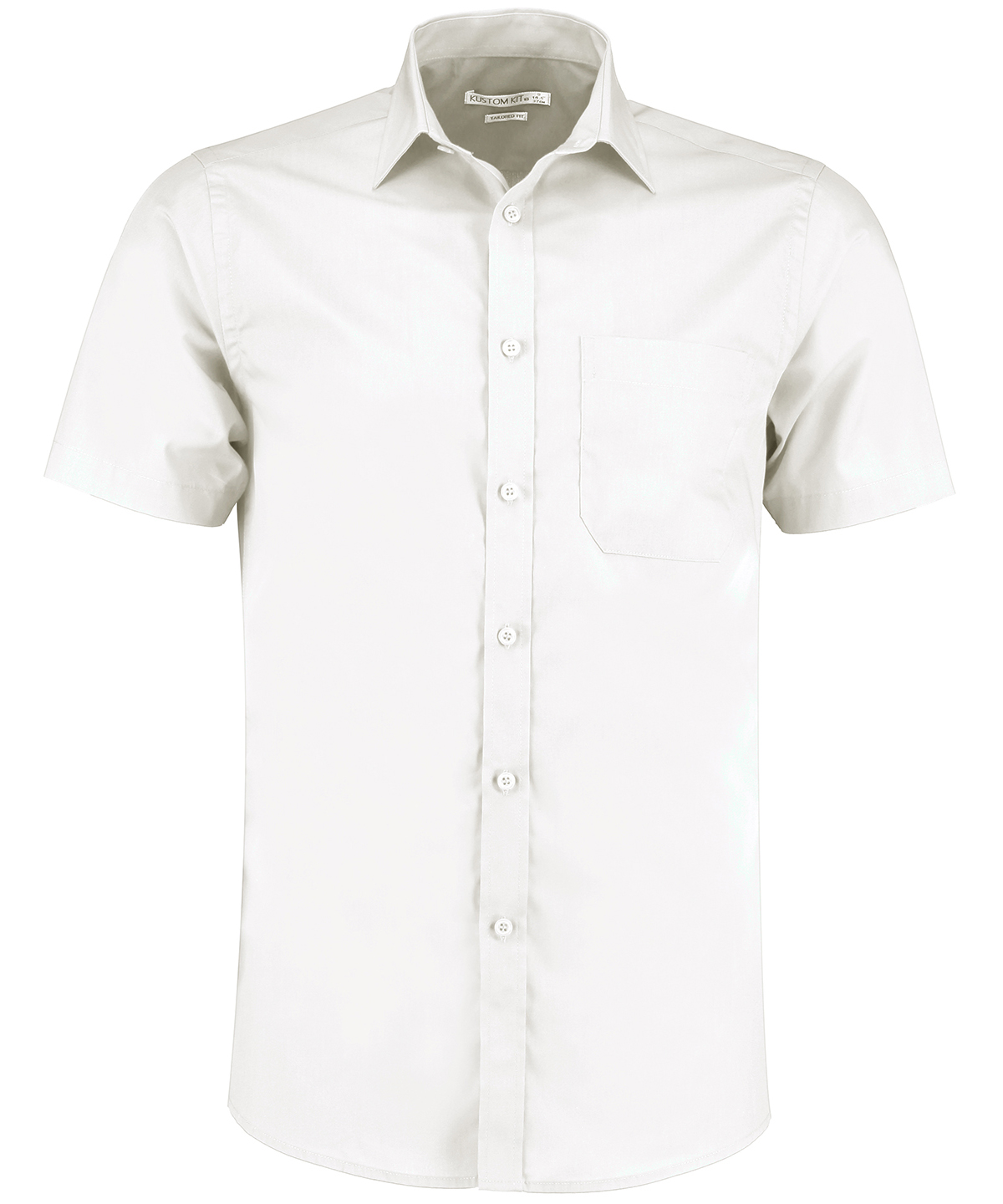 Poplin Shirt Short-Sleeved (Tailored Fit) - Image 4