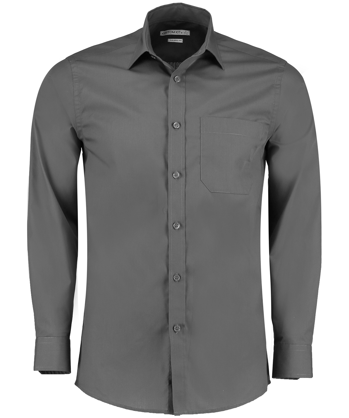 Poplin Shirt Long-Sleeved (Tailored Fit) - Image 4