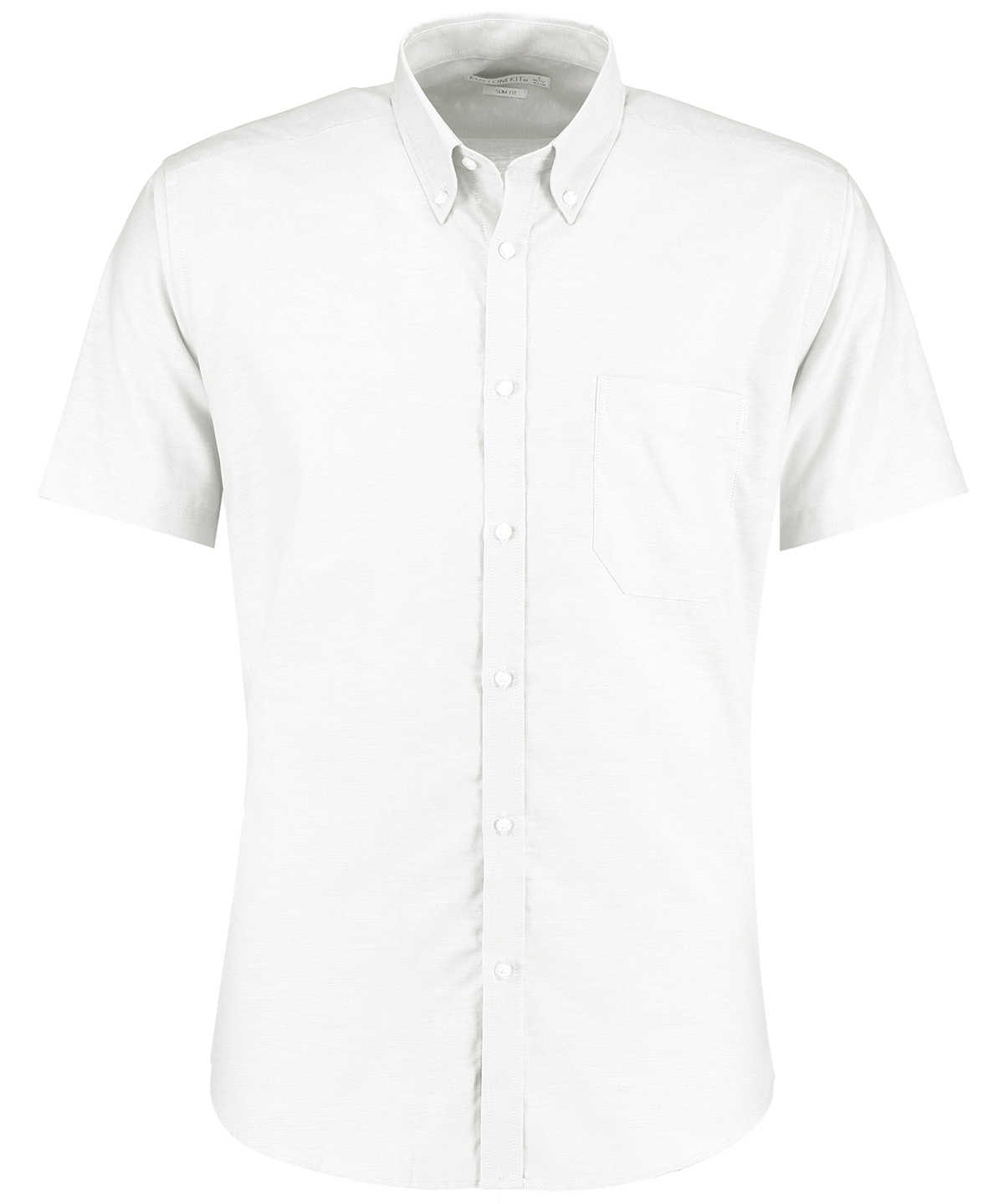 Slim Fit Workwear Oxford Shirt Short Sleeve - Image 3