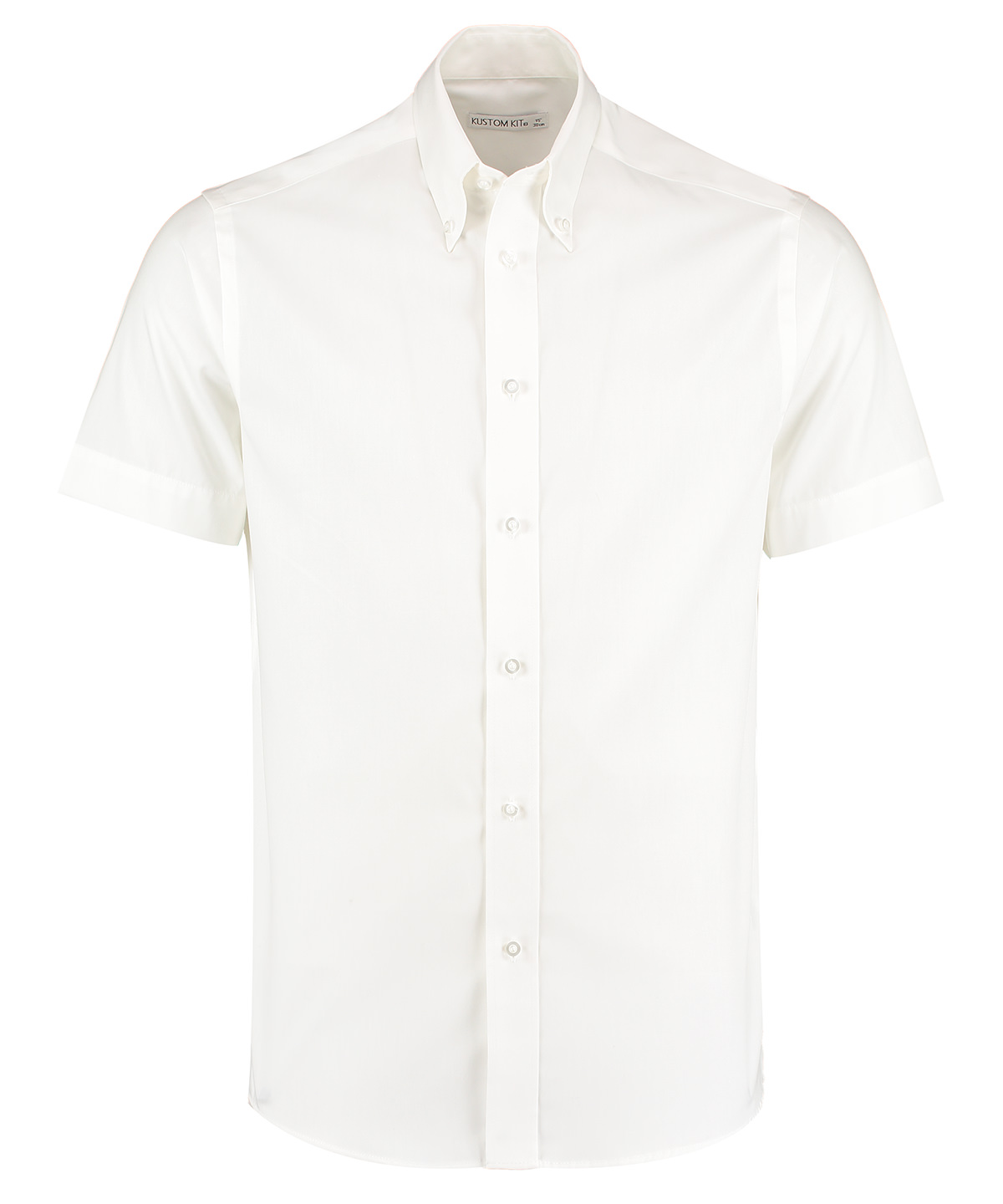 Premium Oxford Shirt Short-Sleeved (Tailored Fit) - Image 4