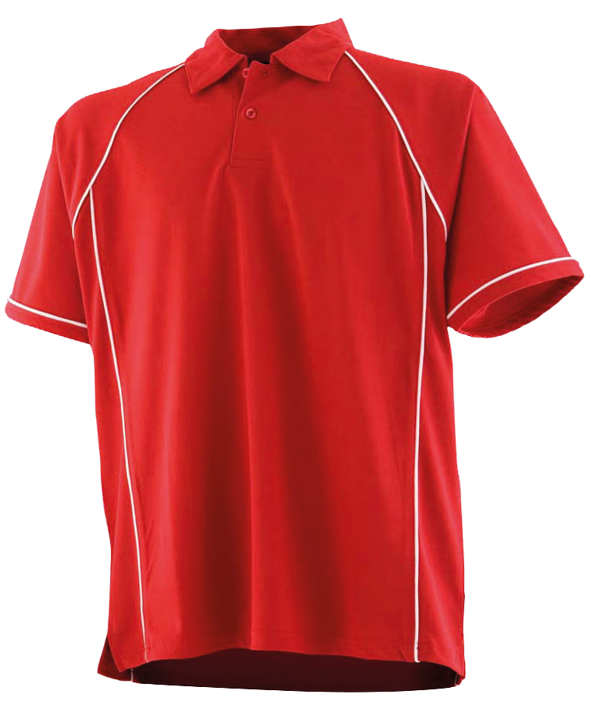 Kids Piped Performance Polo - Image 6