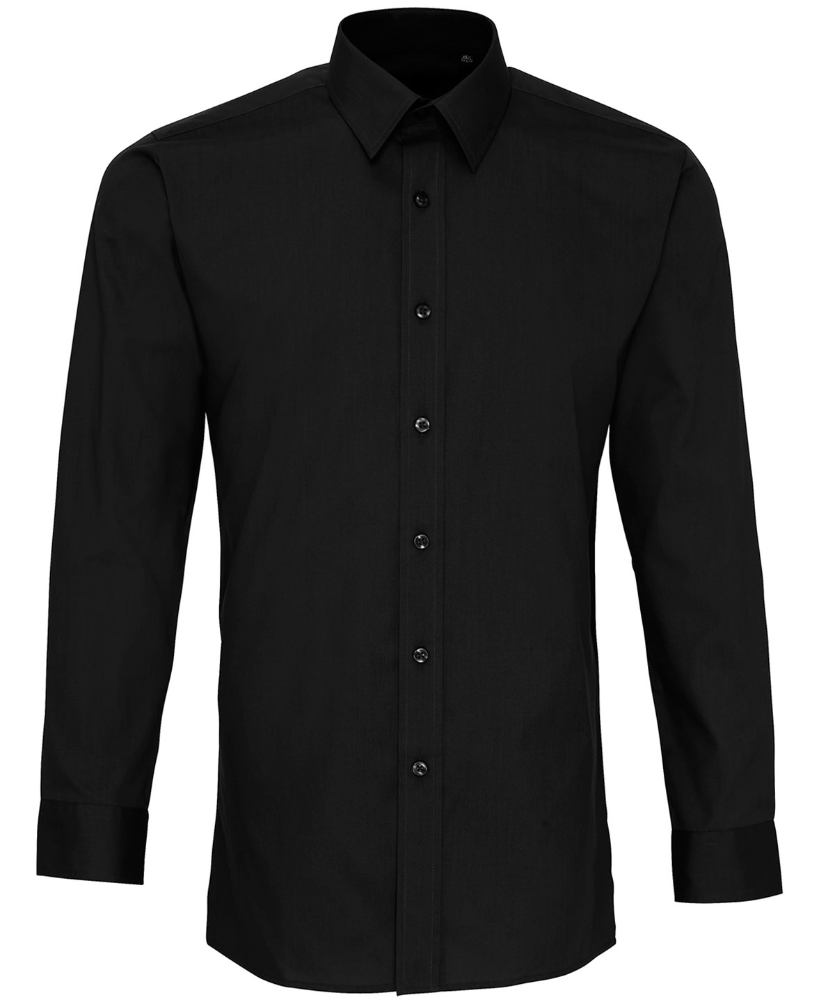 Premier Poplin Fitted Long Sleeve Shirt - Image 2