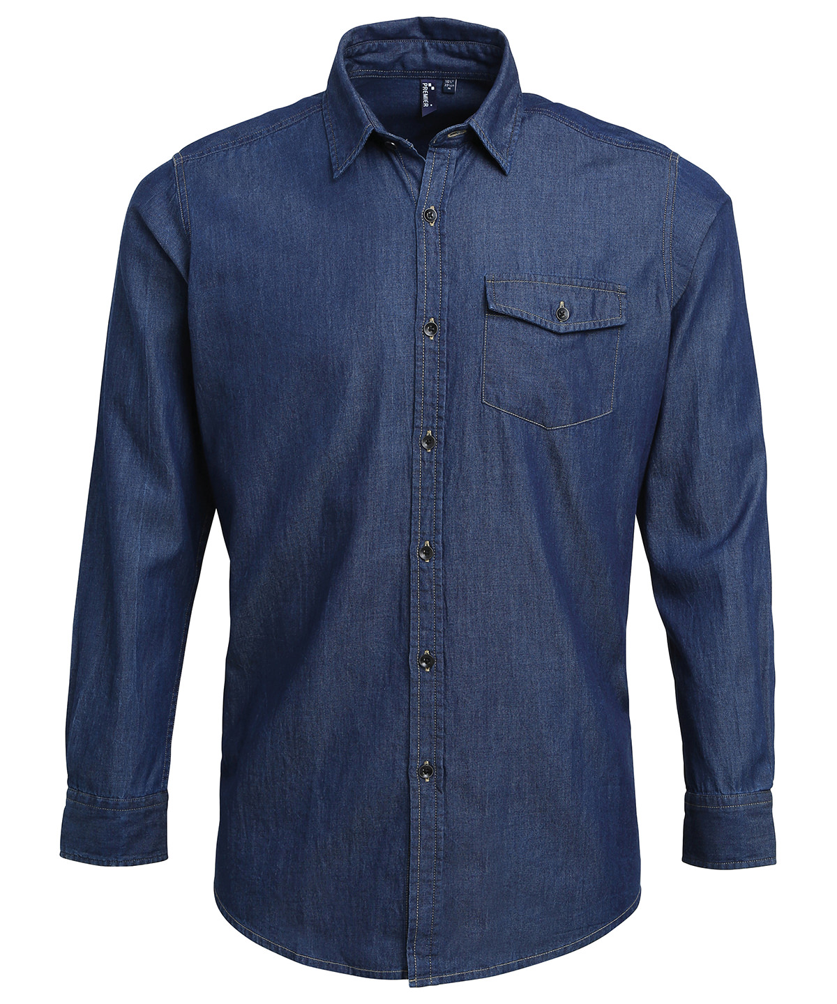 Premier Jeans Stitch Denim Shirt - Image 3