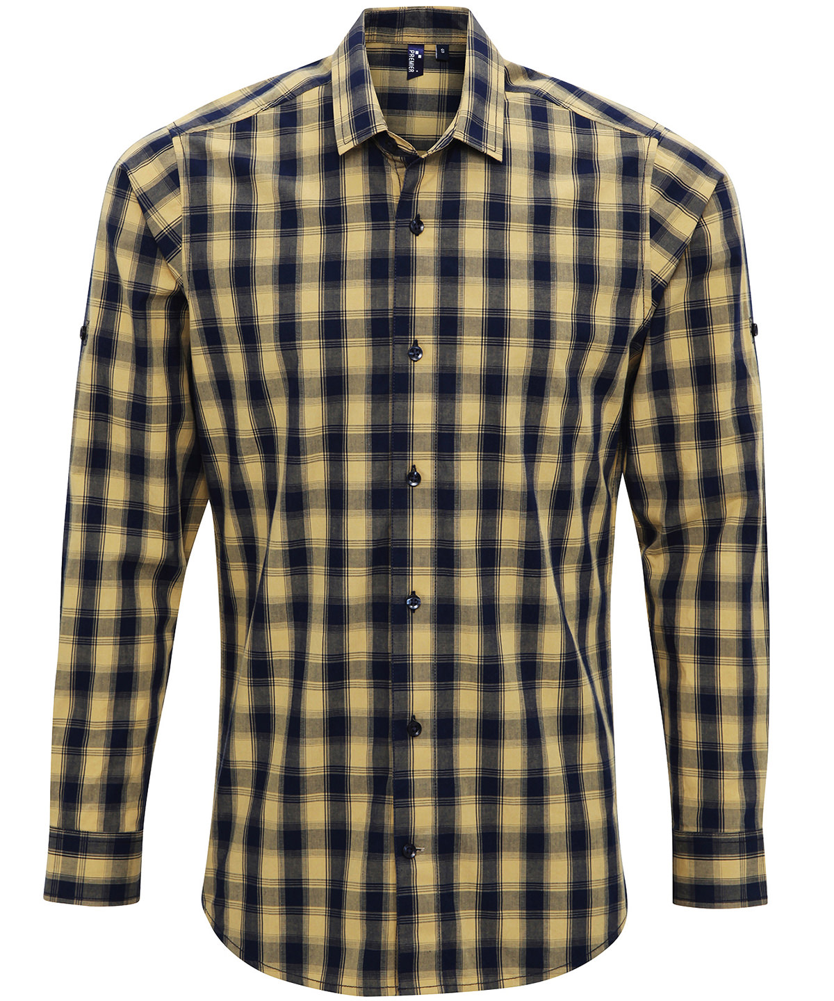 Premier Mulligan Check Cotton Long Sleeve Shirt - Image 2