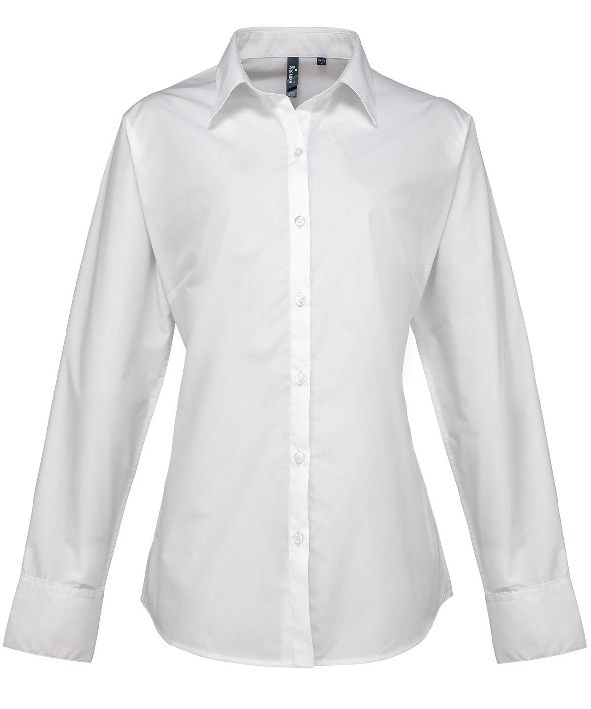 Premier Women's Supreme Poplin Long Sleeve Shirt - Image 3
