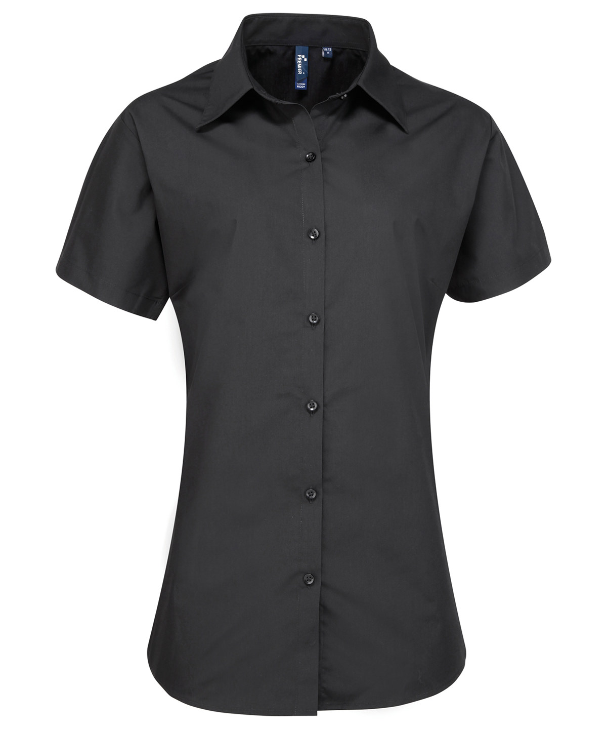 Premier Women's Supreme Poplin Short Sleeve Shirt - Image 2