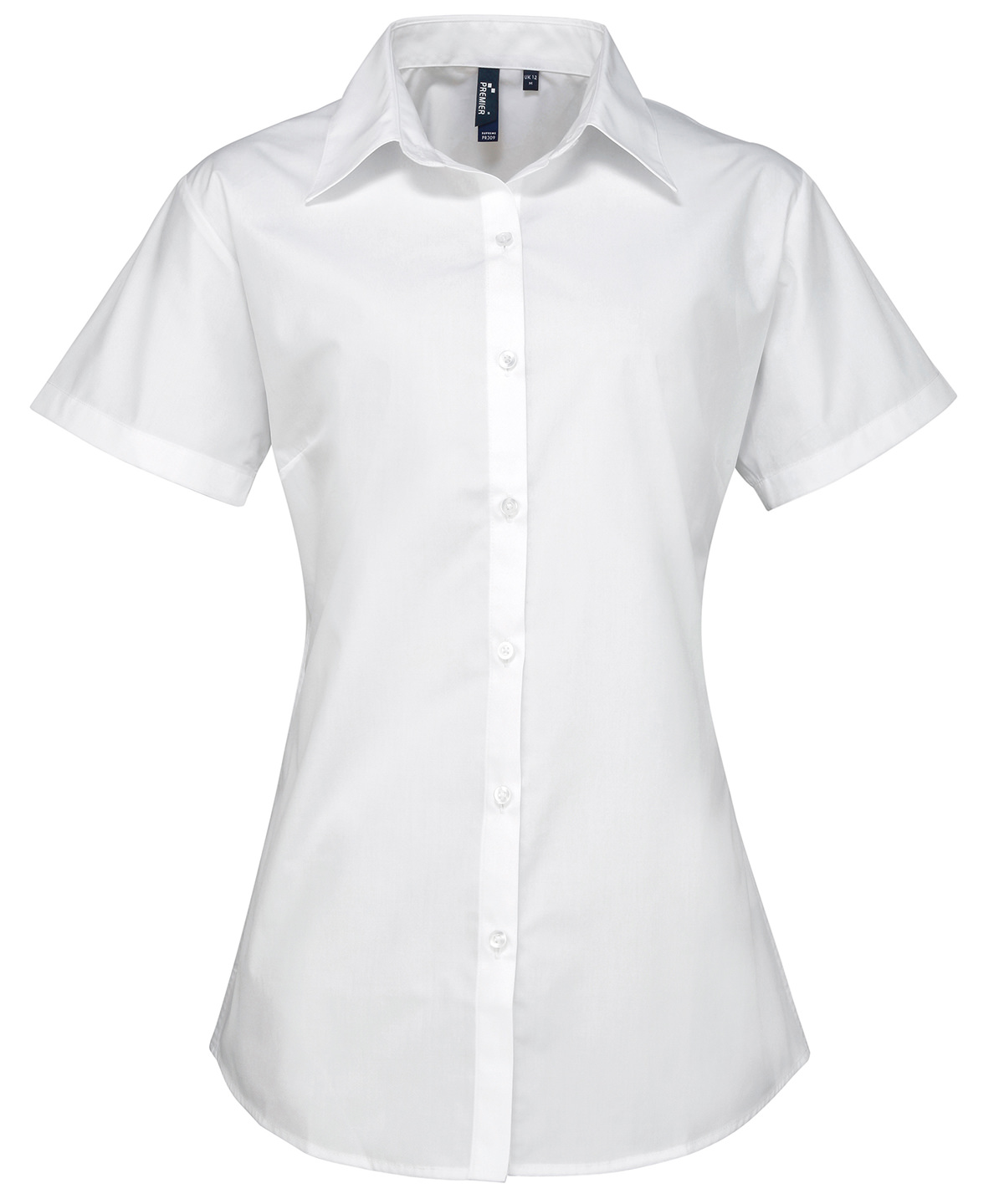 Premier Women's Supreme Poplin Short Sleeve Shirt - Image 3