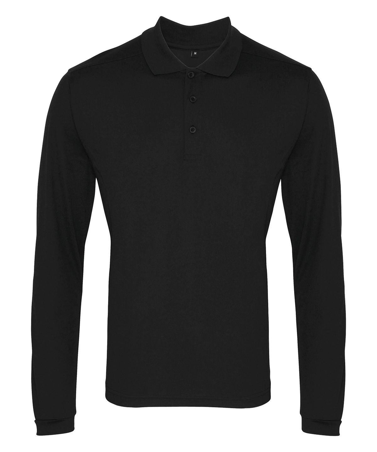 Premier Long Sleeve Coolchecker® Piqué Polo - Image 2
