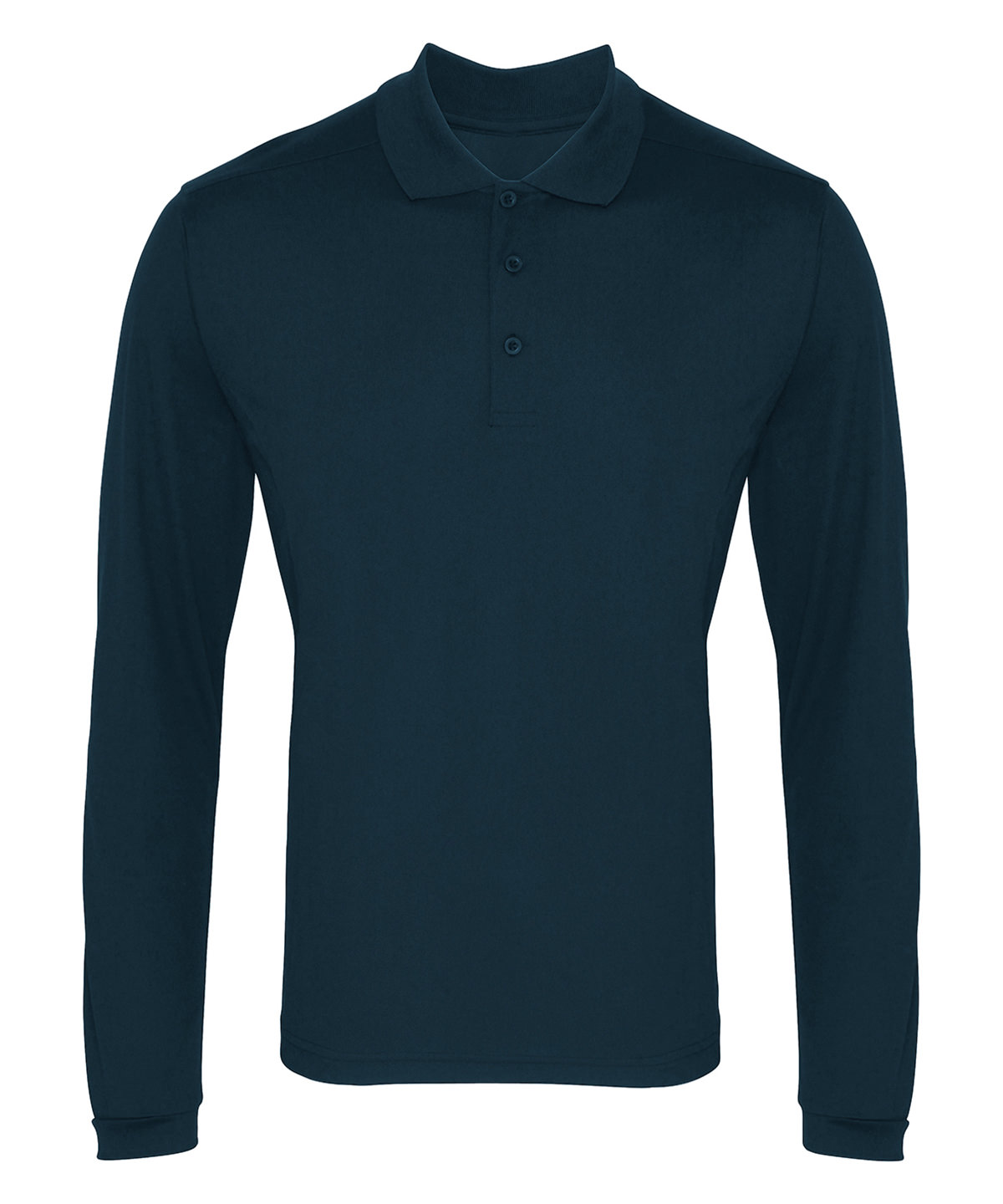 Premier Long Sleeve Coolchecker® Piqué Polo - Image 3