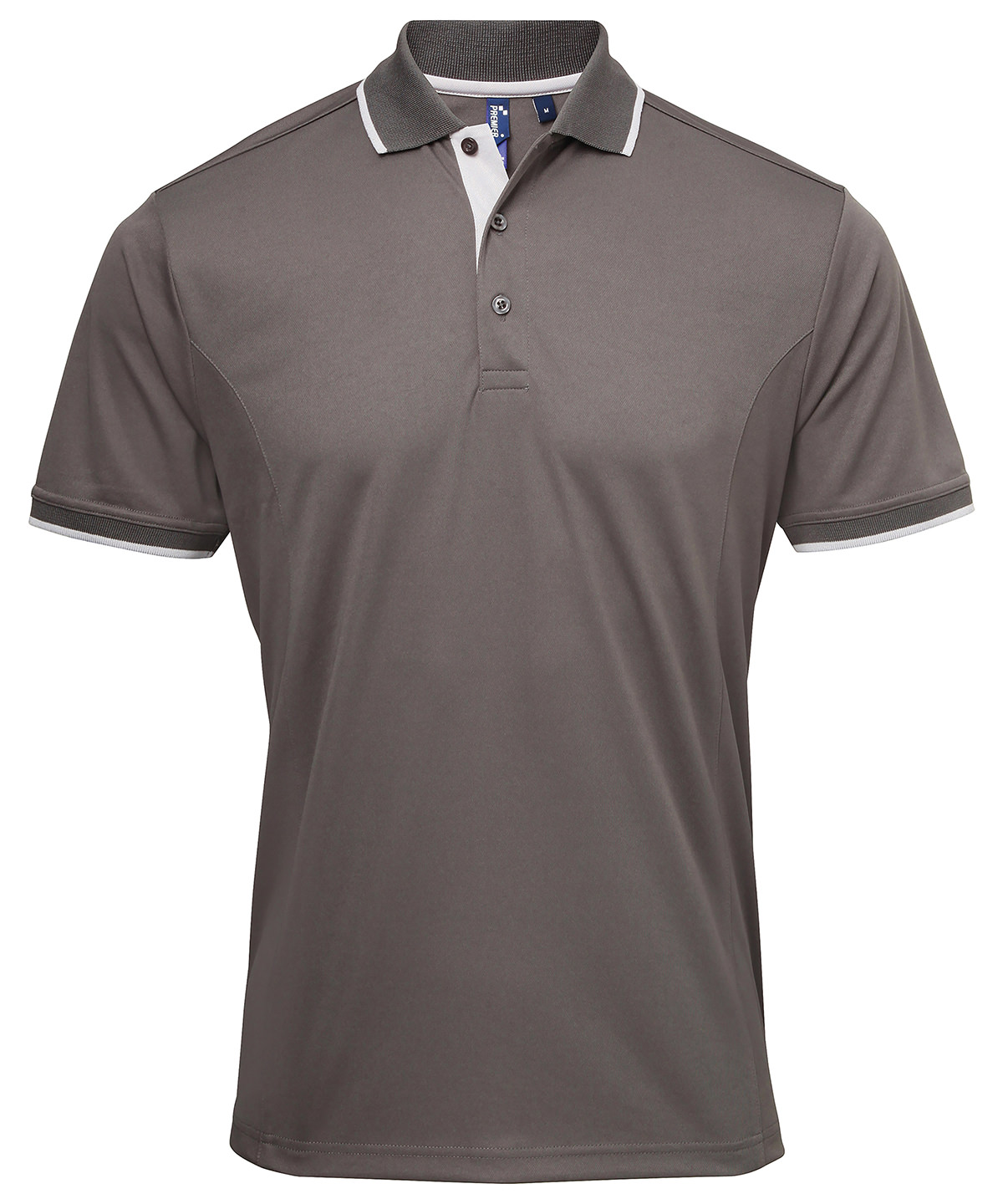 Premier Contrast Coolchecker® Polo - Image 8