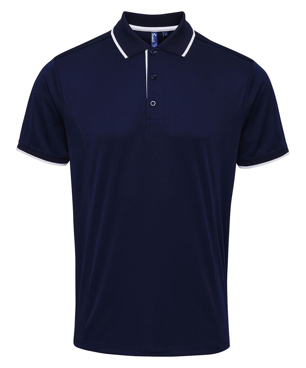 Premier Contrast Coolchecker® Polo - Image 9