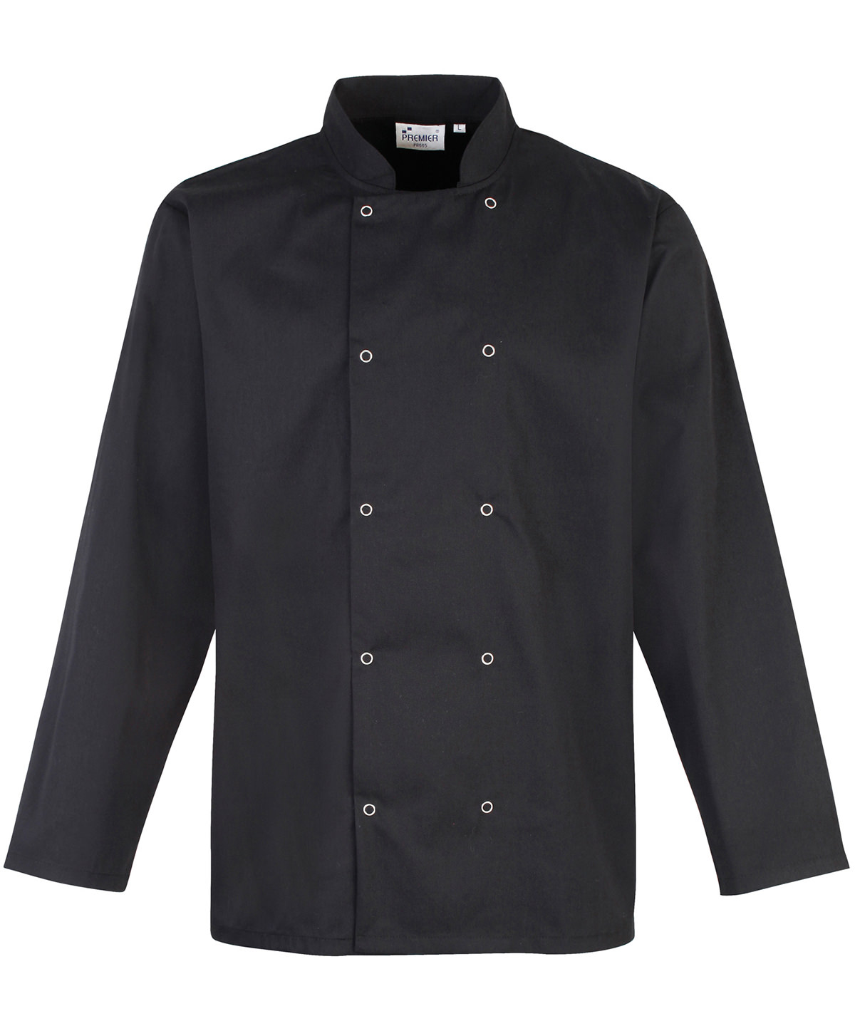 Premier Studded Front Long Sleeve Chef's Jacket - Image 2