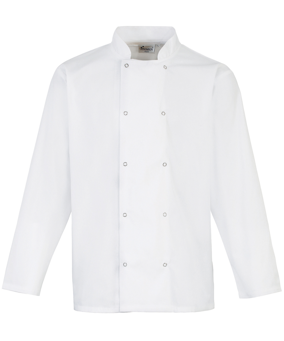 Premier Studded Front Long Sleeve Chef's Jacket - Image 3