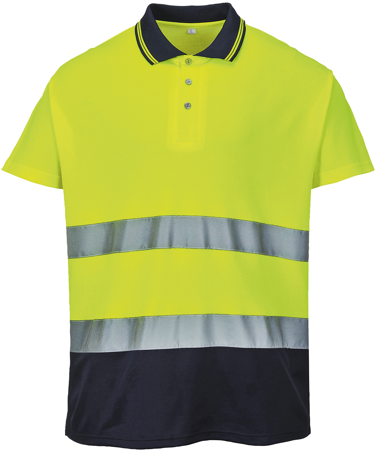 Two-Tone Cotton Comfort Polo (S174) - Image 2
