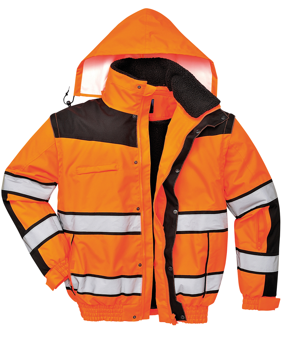 Hi-Vis Classic Bomber Jacket (C466) - Image 2