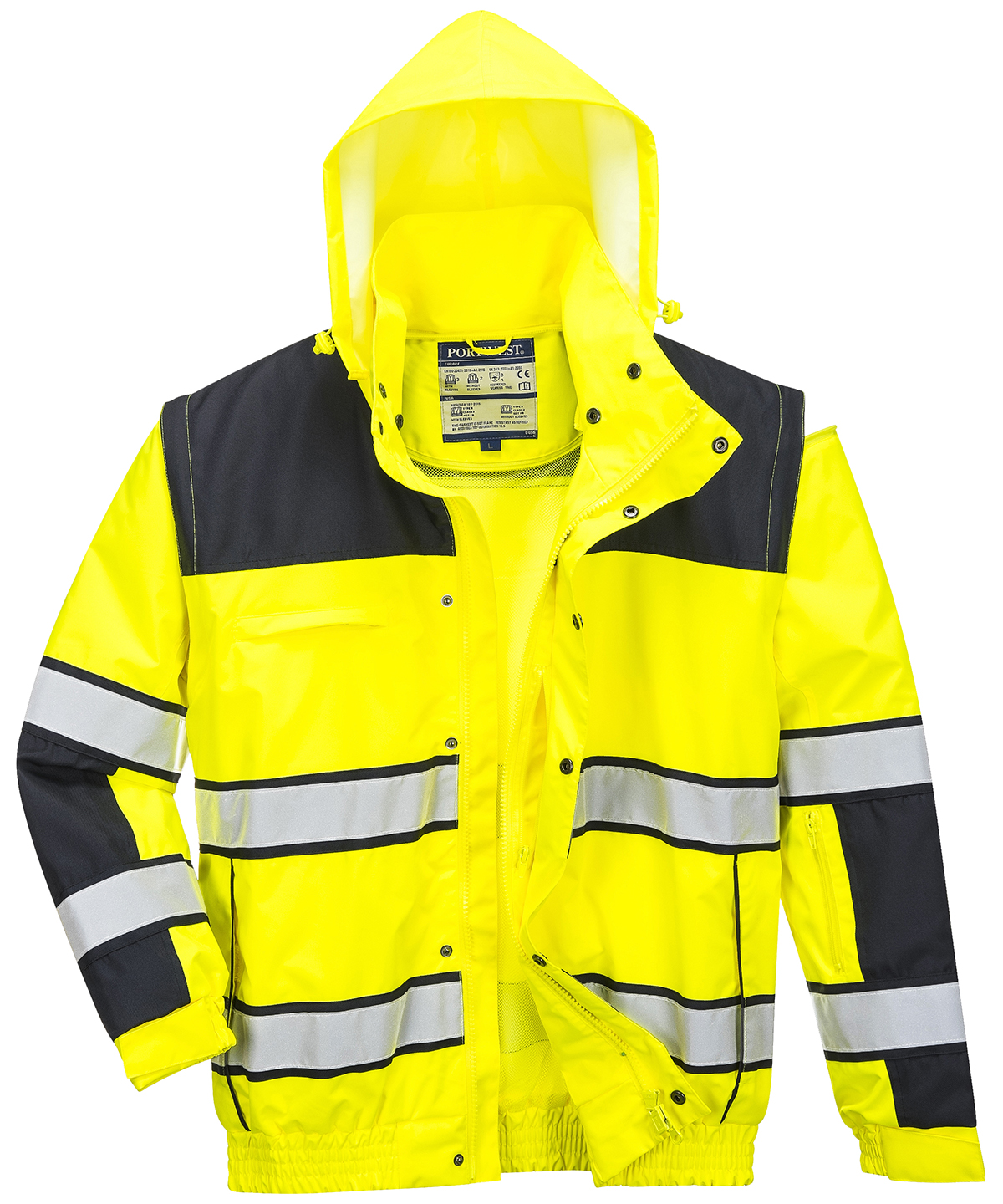 Hi-Vis Classic Bomber Jacket (C466) - Image 3