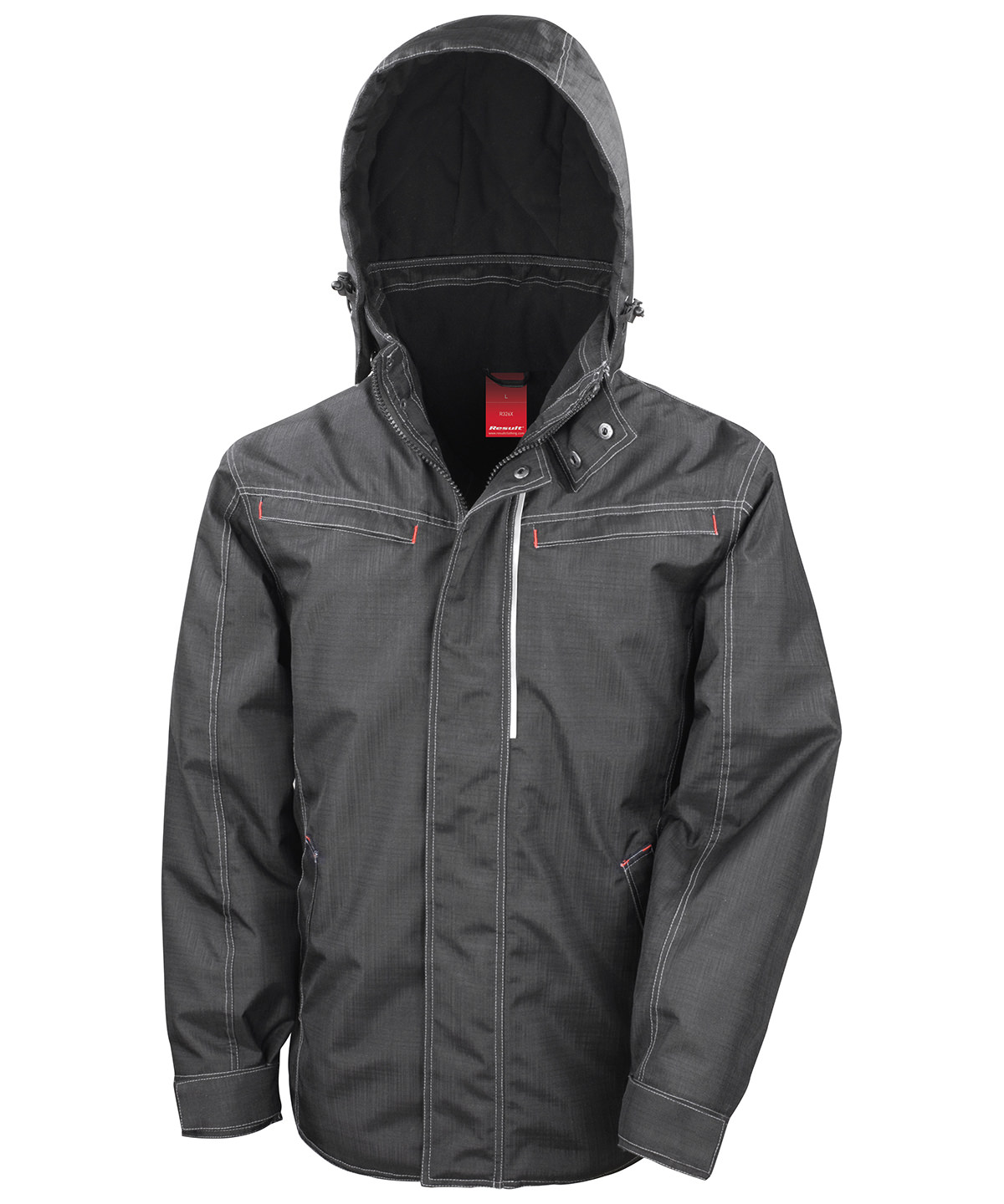 Denim Texture Rugged Jacket - Image 2