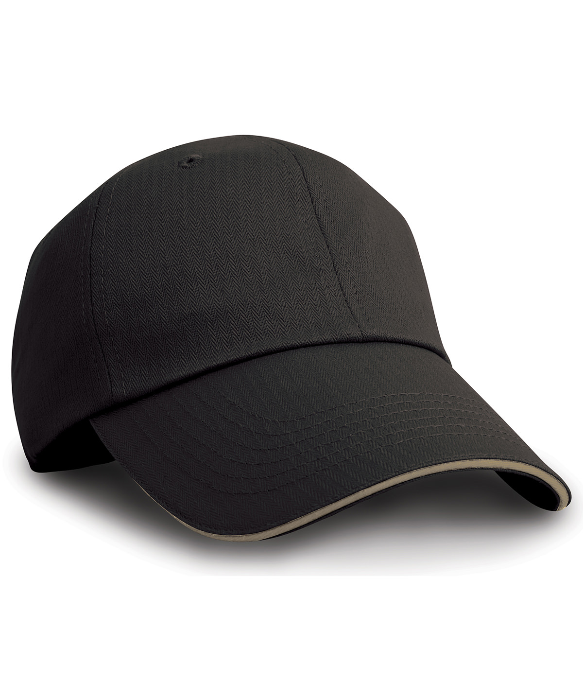 Herringbone Cap With Sandwich Peak - Image 2