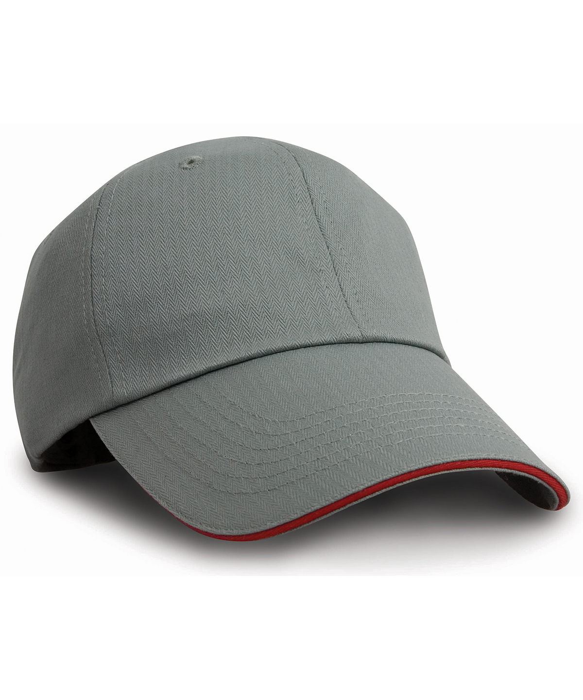 Herringbone Cap With Sandwich Peak - Image 3