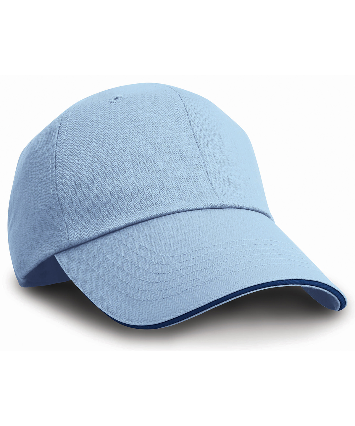 Herringbone Cap With Sandwich Peak - Image 5