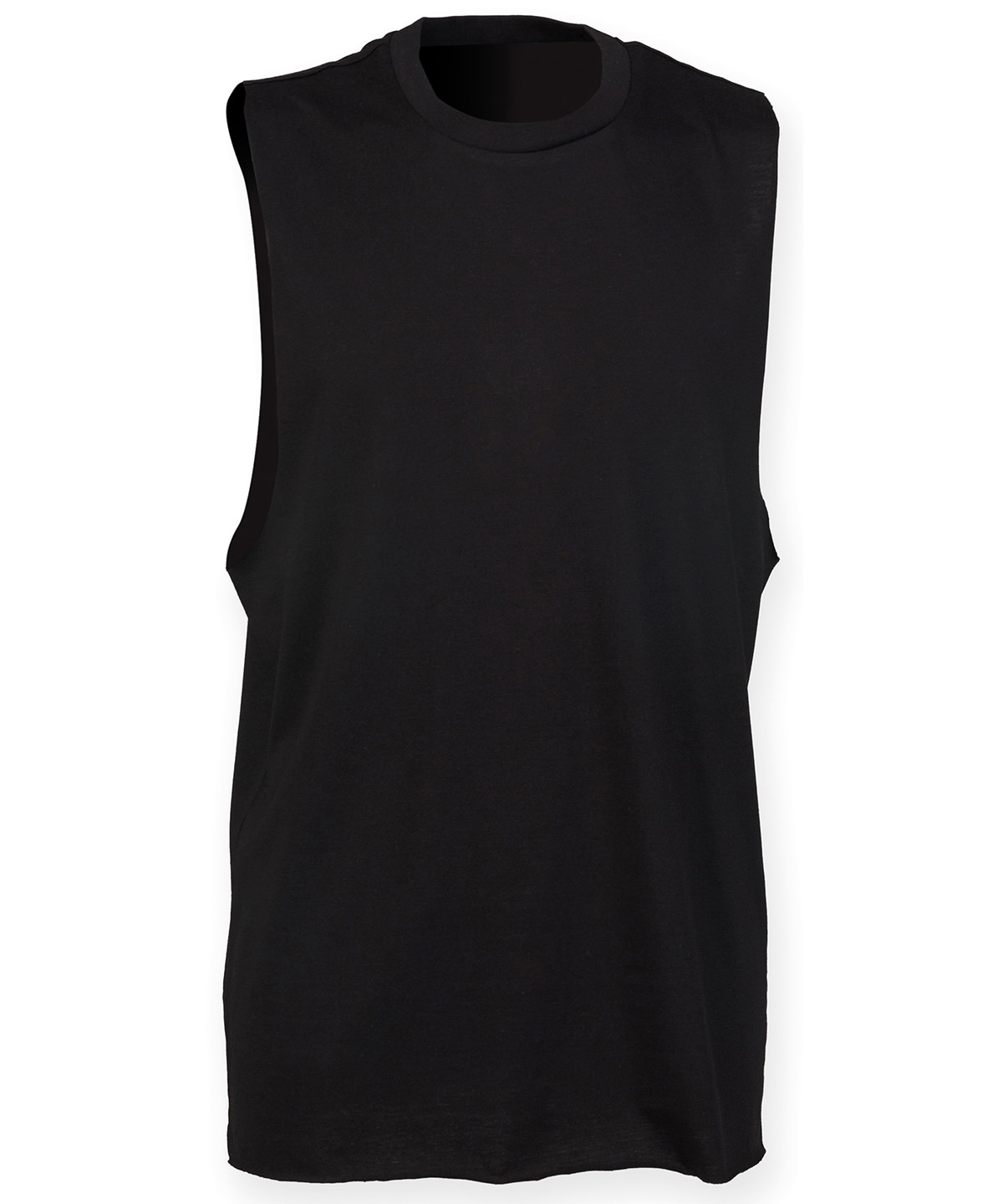High Neck Slash Armhole Vest - Image 2